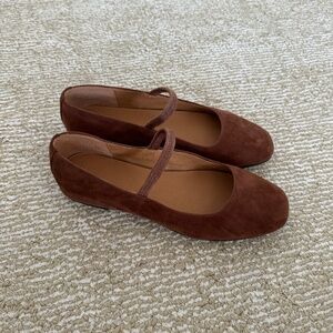 Madewell Greta Suede Flats Size 5